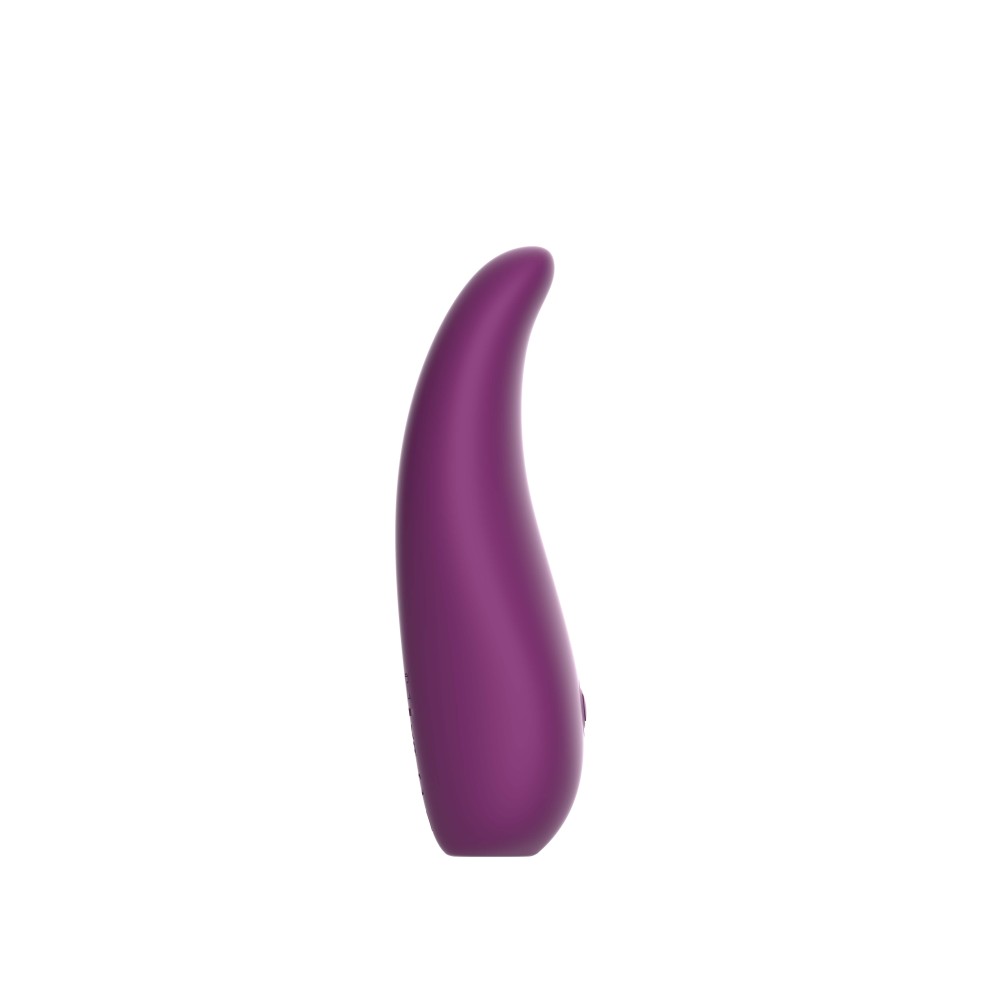 ויברטור דגדגני סיליקון שטוח | Purple Shell